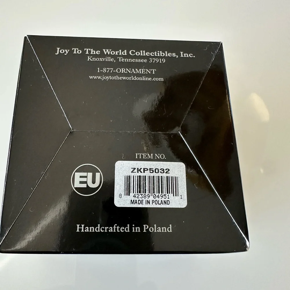 Joy to the World Bah Hum Pug Collectibles Ornament. Brand New In Box. - Picture 12 of 12